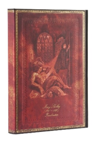 Cover of Mary Shelley, Frankenstein (Embellished Manuscripts Collection) Ultra Lined Hardback Journal (Wrap Closure)
