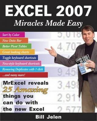 Book cover for Excel 2007 Miracles Made Easy