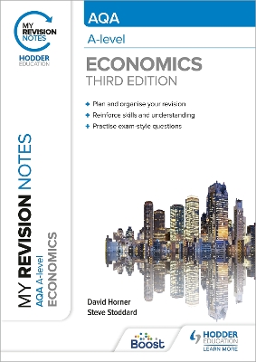 Book cover for My Revision Notes: AQA A Level Economics Third Edition