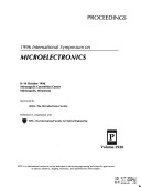 Book cover for 1996 International Symposium on Microelectronics