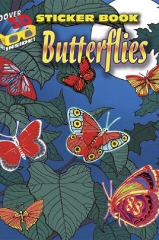 Cover of 3-D Sticker Book--Butterflies