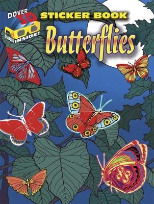 Cover of 3-D Sticker Book--Butterflies