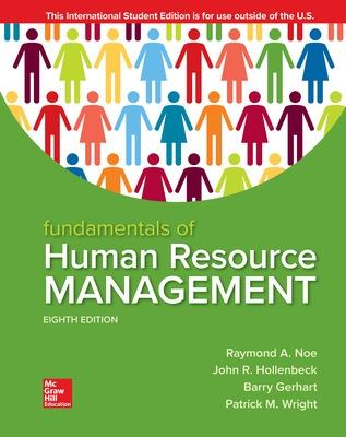 Book cover for ISE Fundamentals of Human Resource Management