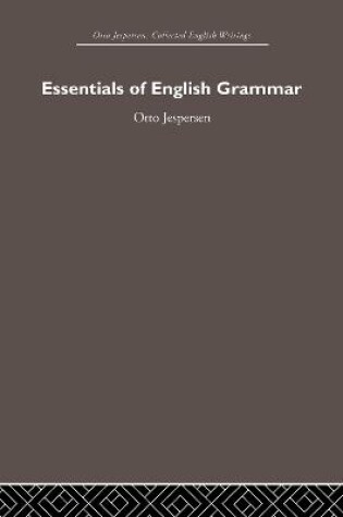 Cover of Essentials of English Grammar