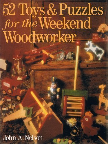 Book cover for 52 Toys and Puzzles for the Weekend Woodworker