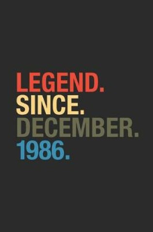 Cover of Legend Since December 1986