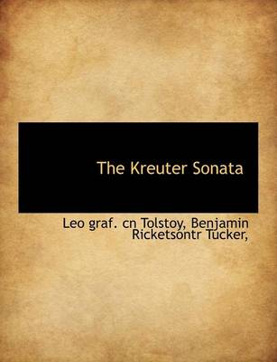 Book cover for The Kreuter Sonata