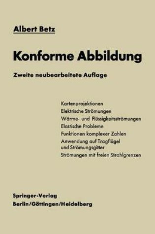 Cover of Konforme Abbildung