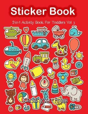 Book cover for Sticker Book 2-in-1 Activity Book for Toddlers