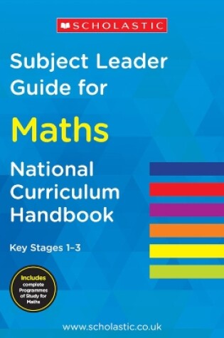 Cover of Subject Leader Guide for Maths- Key Stage 1       -3