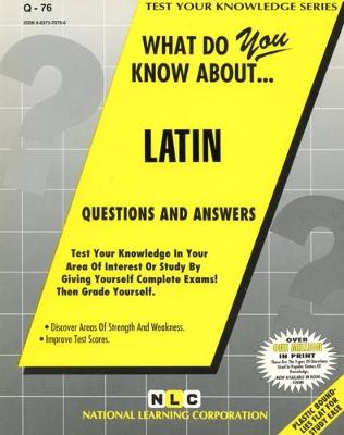 Book cover for Latin