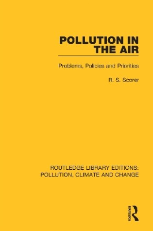 Cover of Pollution in the Air