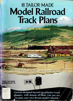 Book cover for 18 Tailor-Made Model Railroad Track Plans