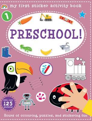 Book cover for My First Sticker Activity Book - Pre-School!