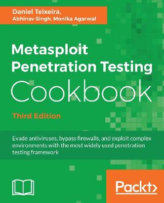 Book cover for Metasploit Penetration Testing Cookbook