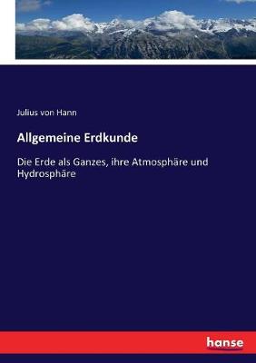 Book cover for Allgemeine Erdkunde