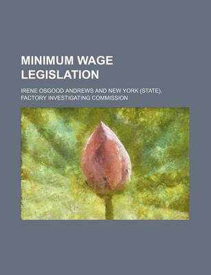 Book cover for Minimum Wage Legislation