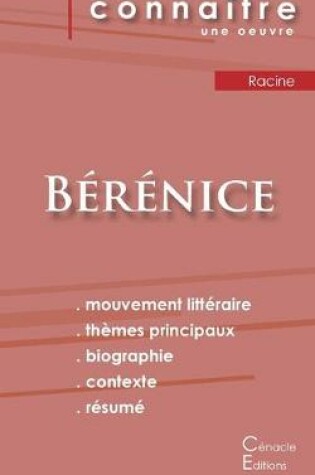 Cover of Fiche de lecture Berenice de Racine (Analyse litteraire de reference et resume complet)