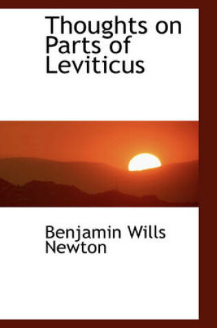 Cover of Thoughts on Parts of Leviticus