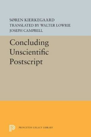 Cover of Concluding Unscientific Postscript