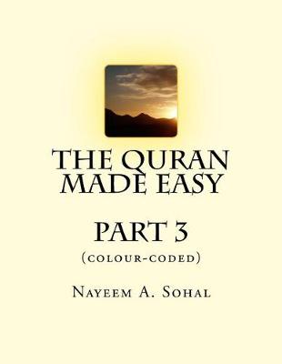 Book cover for The Quran Made Easy (colour-coded) - Part 3