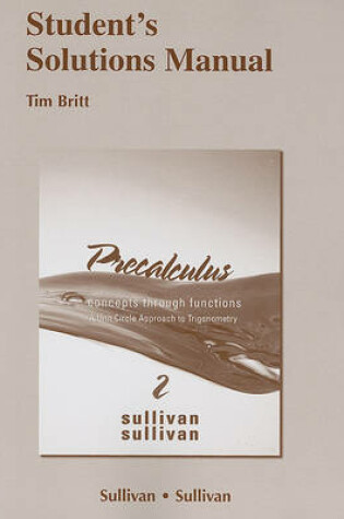 Cover of Student Solutions Manual for Precalculus