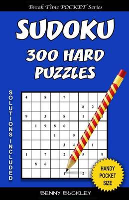 Book cover for Sudoku 300 Hard Puzzles. Solutions Included