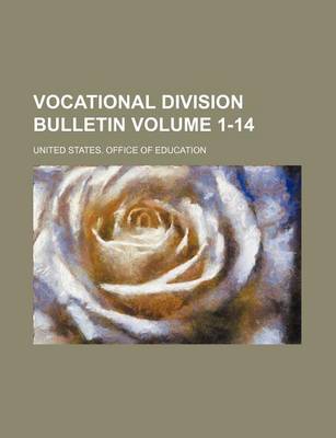 Book cover for Vocational Division Bulletin Volume 1-14