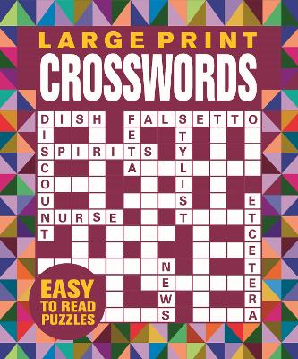 Cover of Large Print Crosswords