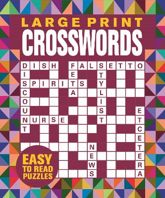 Book cover for Large Print Crosswords