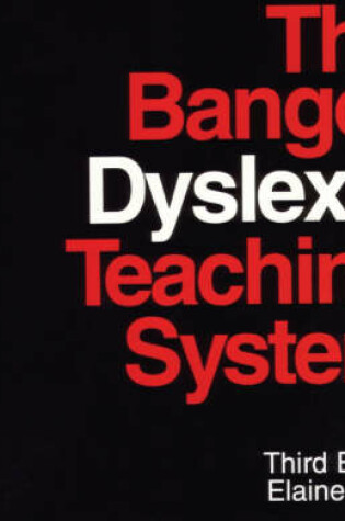 Cover of The Bangor Dyslexia Teaching System