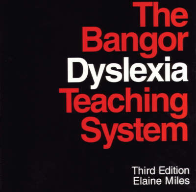 Book cover for The Bangor Dyslexia Teaching System