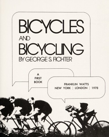 Book cover for Bicycles and Bicycling