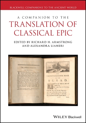 Cover of A Companion to Translation of Classical Epic