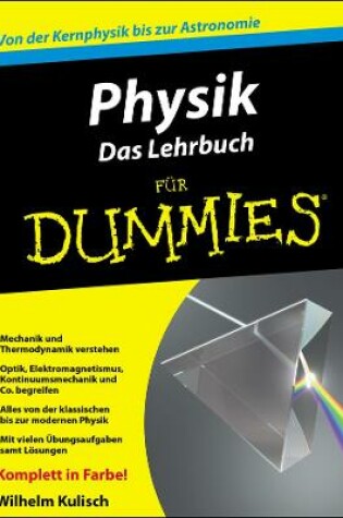Cover of Physik Das Lehrbuch für Dummies