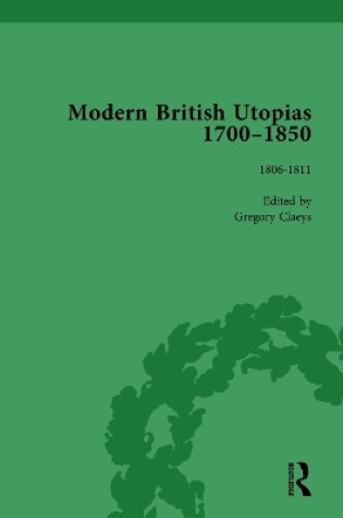 Cover of Modern British Utopias, 1700-1850 Vol 5