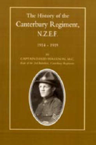 Cover of History of the Canterbury Regiment. N.Z.E.F. 1914-1919