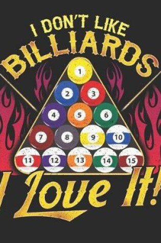 Cover of I Dont Like Billiards I Love it