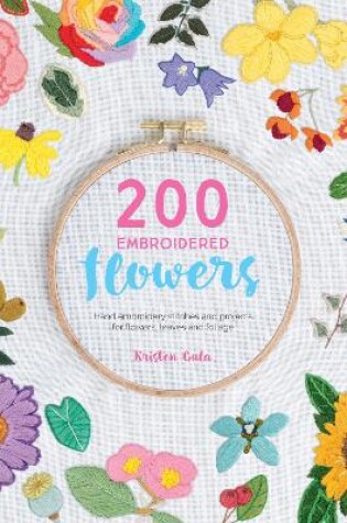 Cover of 200 Embroidered Flowers