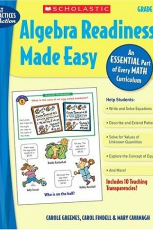 Cover of Algebra Readiness Made Easy: Grade 5