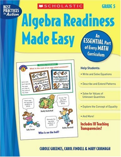 Book cover for Algebra Readiness Made Easy: Grade 5