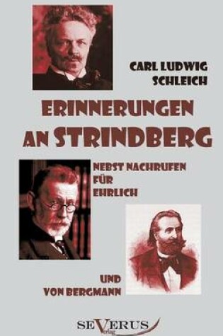 Cover of Erinnerungen an Strindberg nebst Nachrufen für Ehrlich und von Bergmann