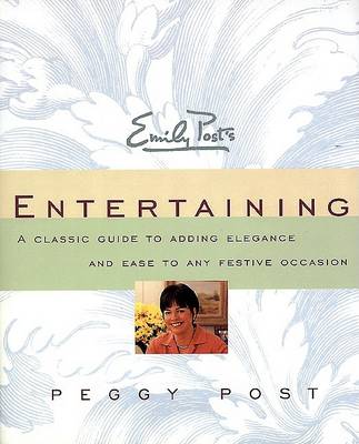 Book cover for Emily Post's Entertaining