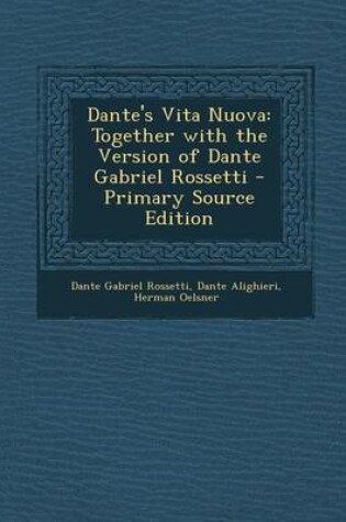Cover of Dante's Vita Nuova