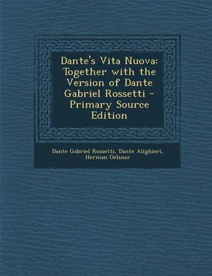 Book cover for Dante's Vita Nuova