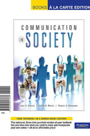 Cover of Communication in Society, Books a la Carte Edition