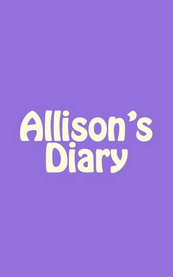 Cover of Allison's Diary