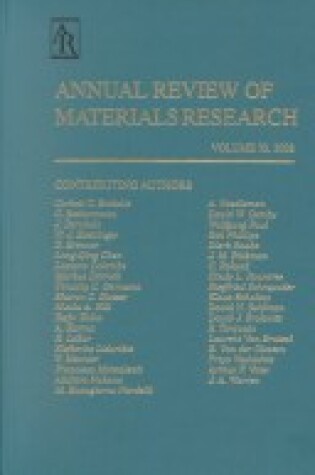 Cover of Materials Research