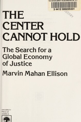 Cover of Center Cannot Hold CB