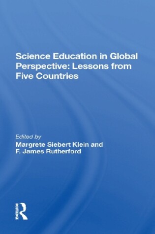 Cover of Science Education In Global Perspective